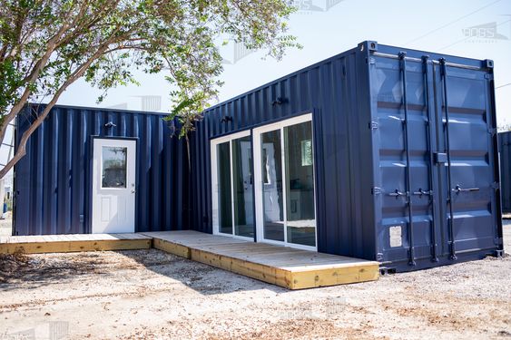 L-Shaped Container Home