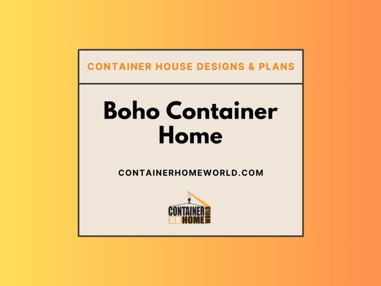 Boho Container Home