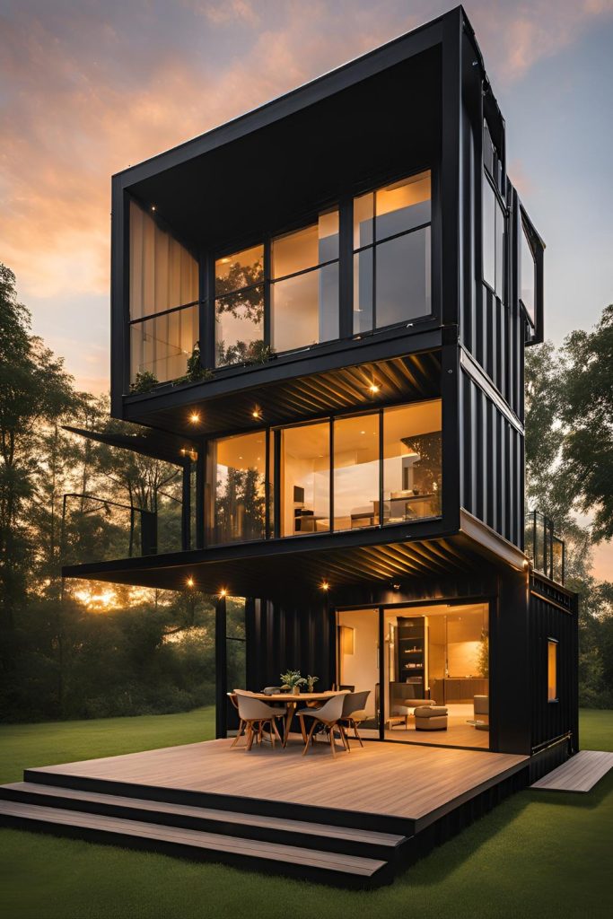 Elegant Space Saving Container Home