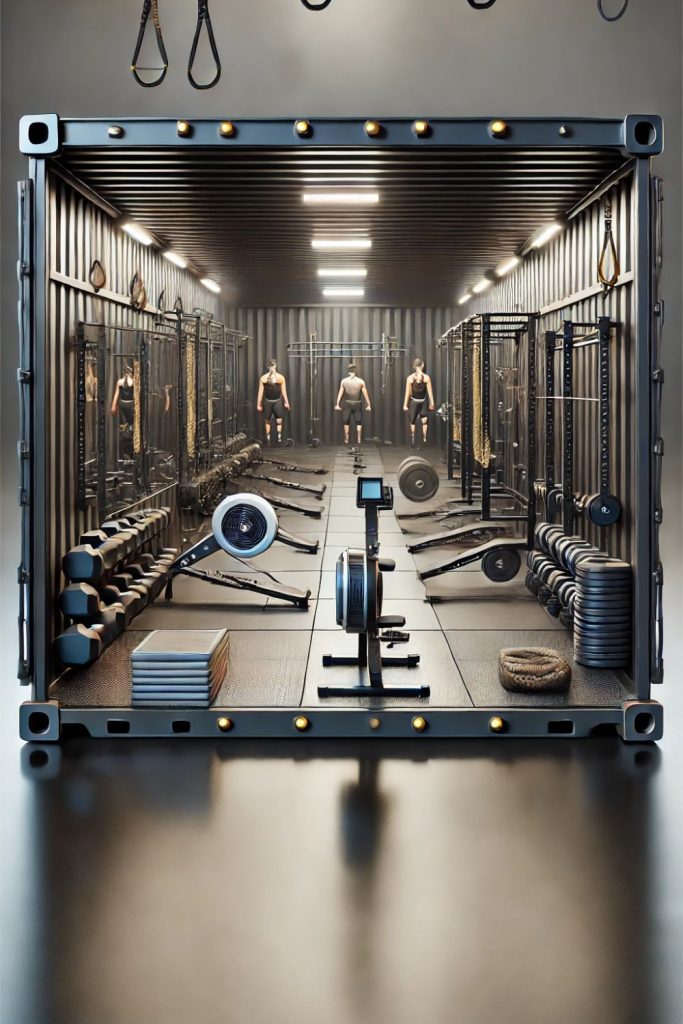 Shipping Container Home Gym 2