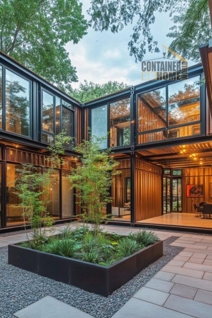 Central Oasis Container Home Design