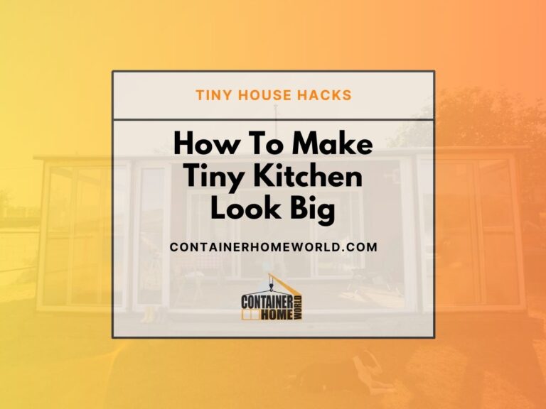 How To Make Tiny Kitchen Look Big