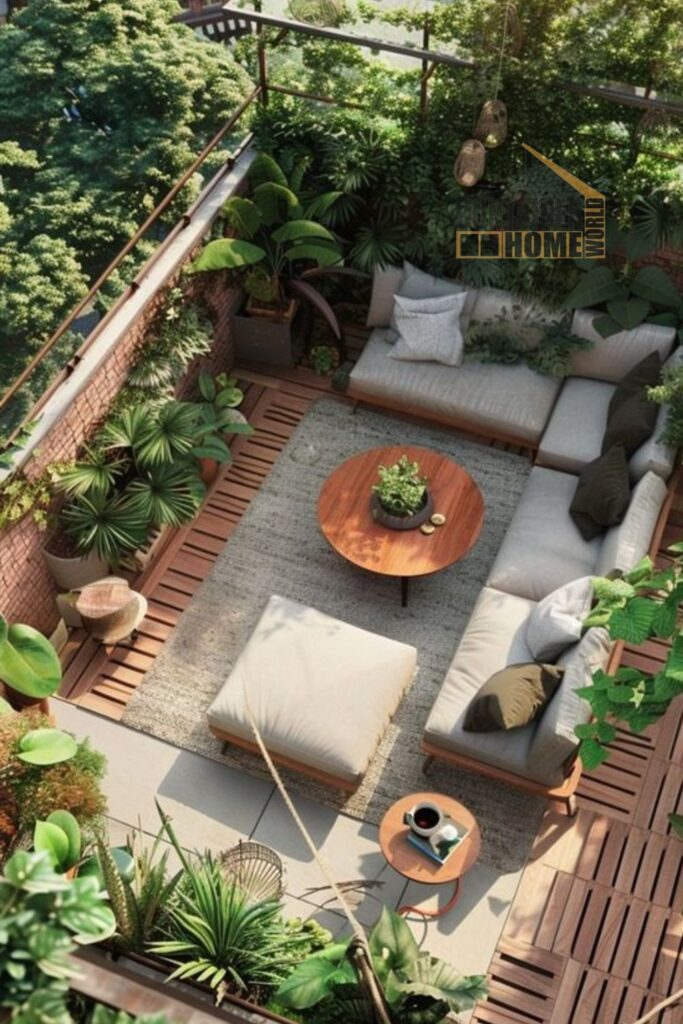 Rooftop Garden Courtyard Design