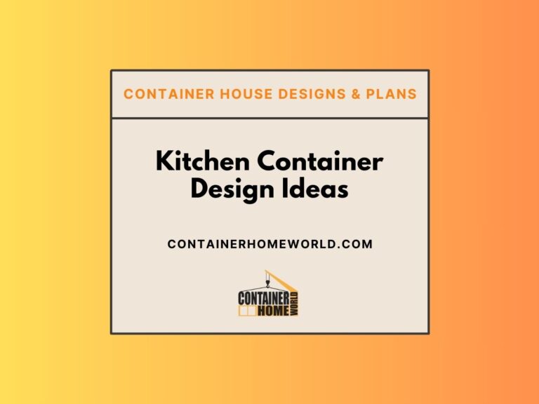 Kitchen Container Design Ideas