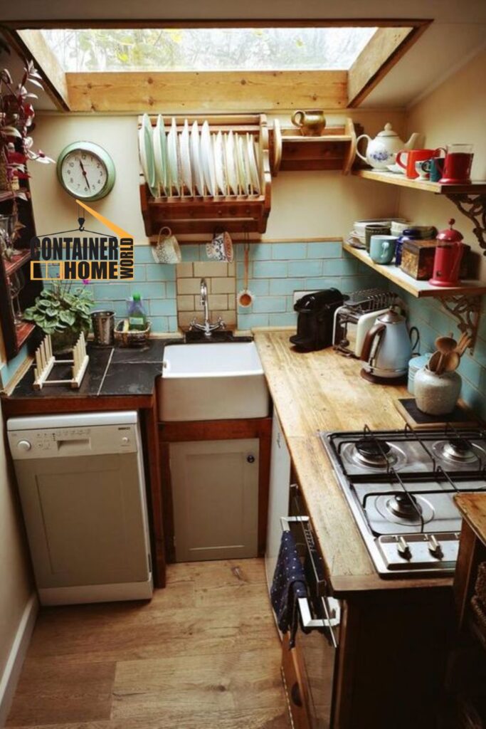 Roof Opened Kitchen Design