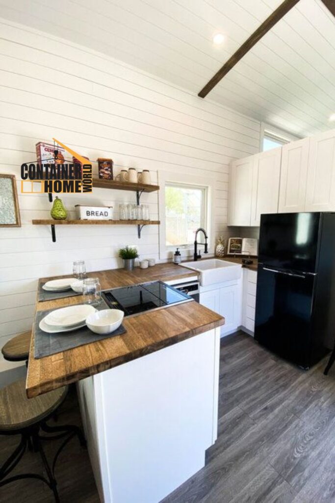 Spacious kitchen design