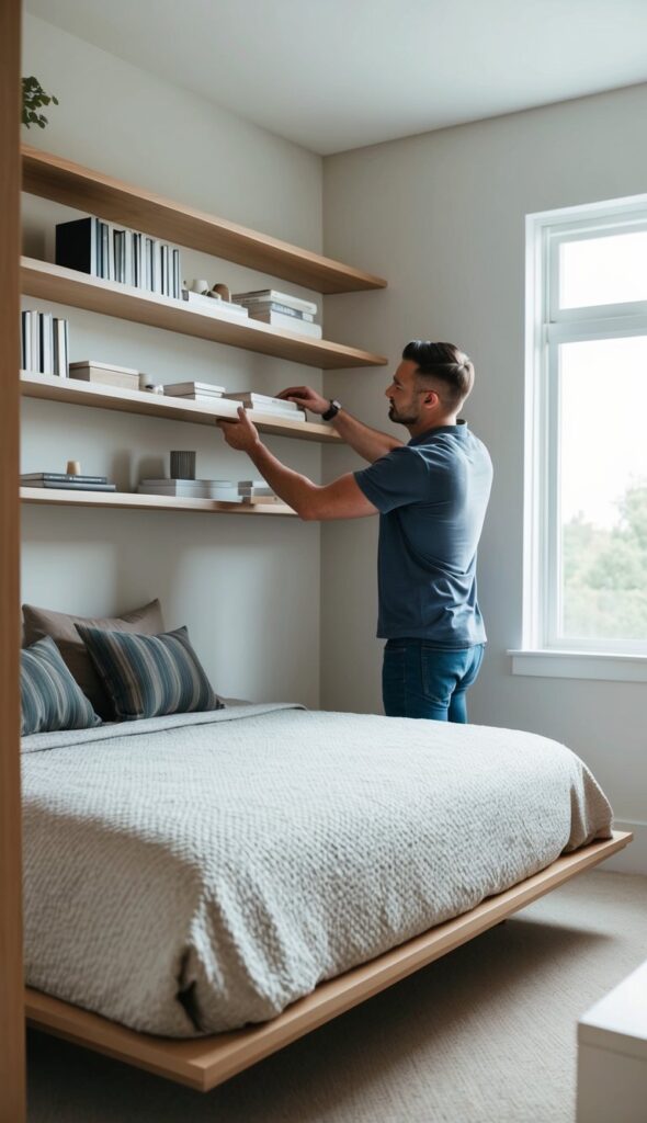 floating nightstand style